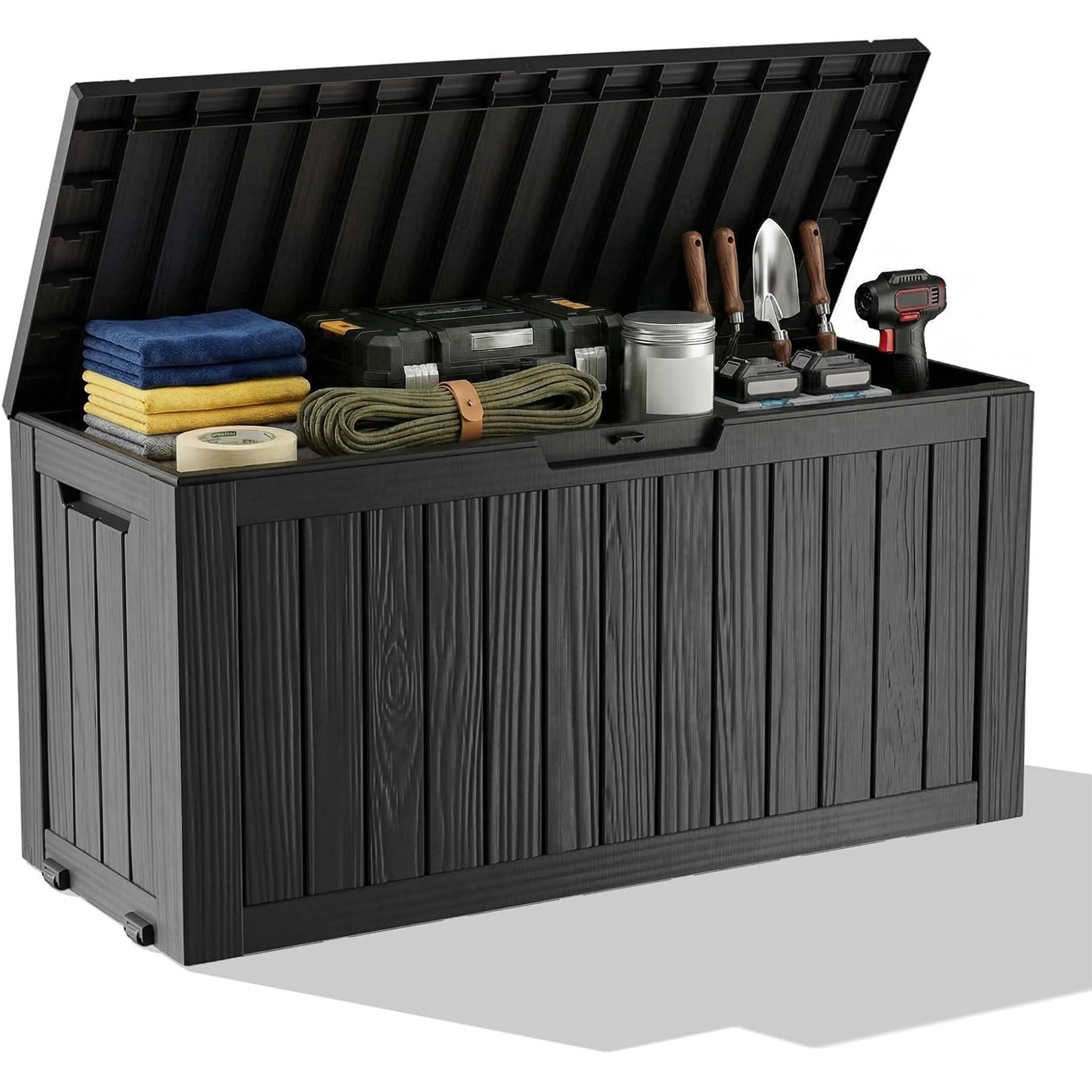Outdoor Furniture For Patio - Kotak Penyimpanan Resin Tahan Air untuk