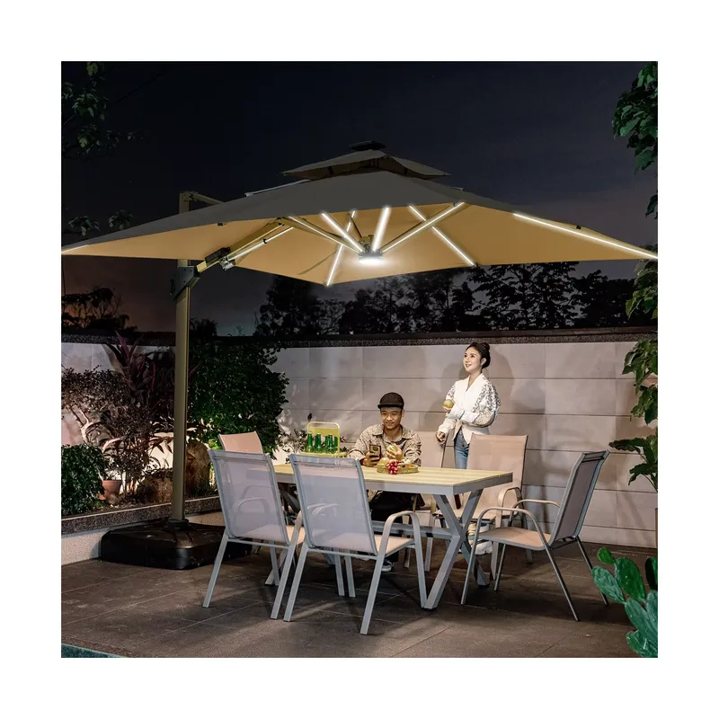 Outdoor Furniture Brands - [280 Grams Canopy Polyester] Set Perabot