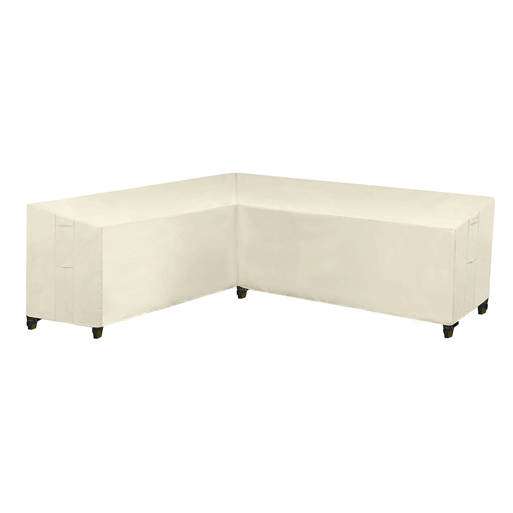 Outdoor Furniture Cover Xl - Beige Luar Ruangan Bentuk L Sudut