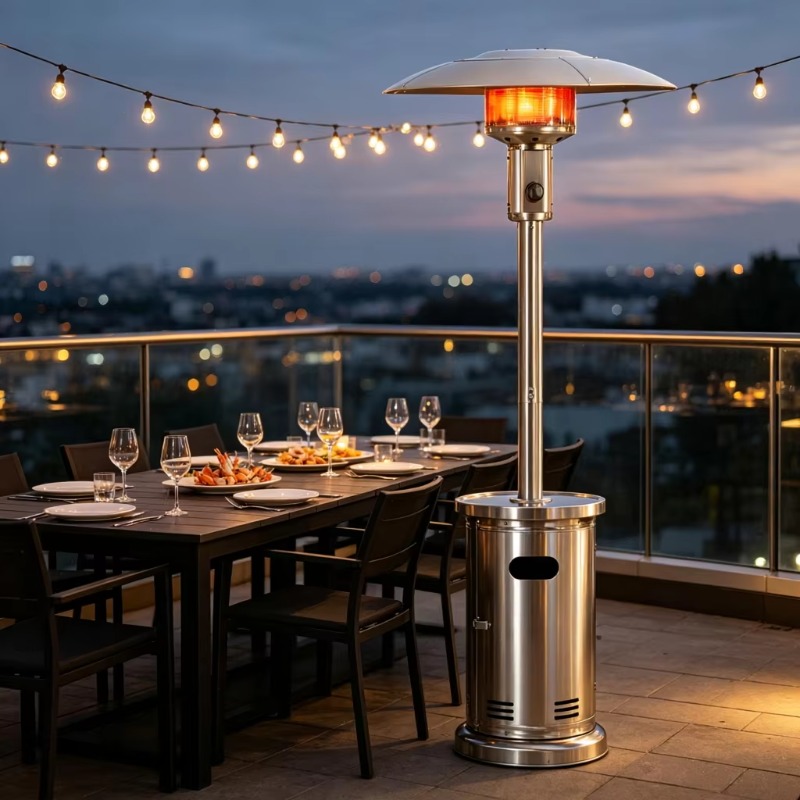 Patio Heater Standing - Pemanas Gas Payung Airo Pemanas Cepat