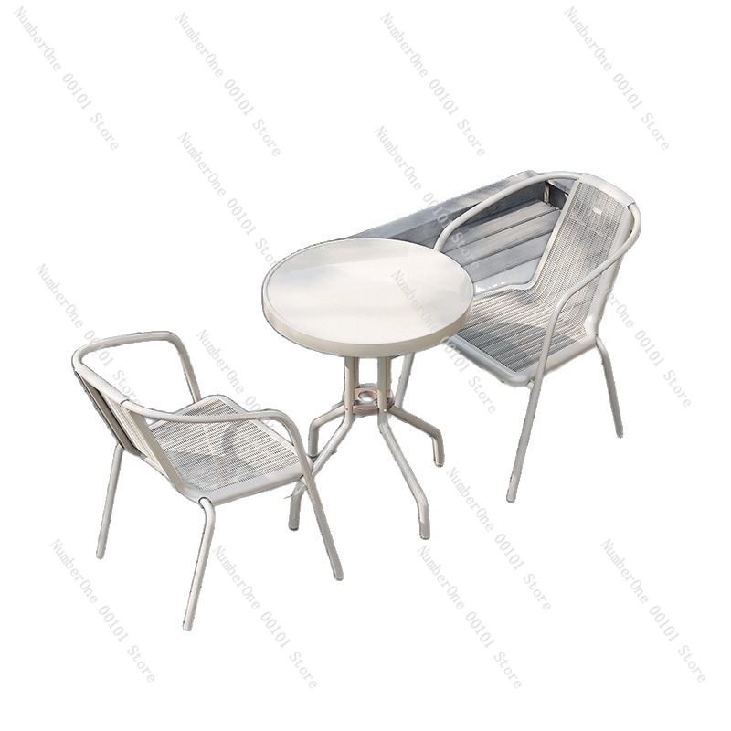 Outdoor Furniture Dining Set - Set Meja Lipat Balkon Luar Ruangan