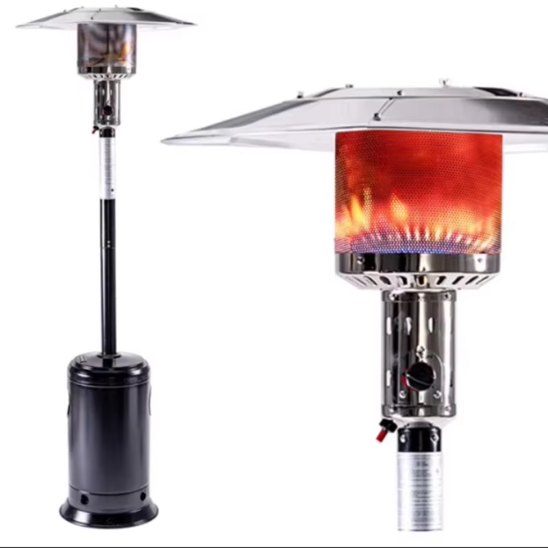 Patio Heater Standing - Pemanas Berdiri Luar Ruangan dengan Roda,