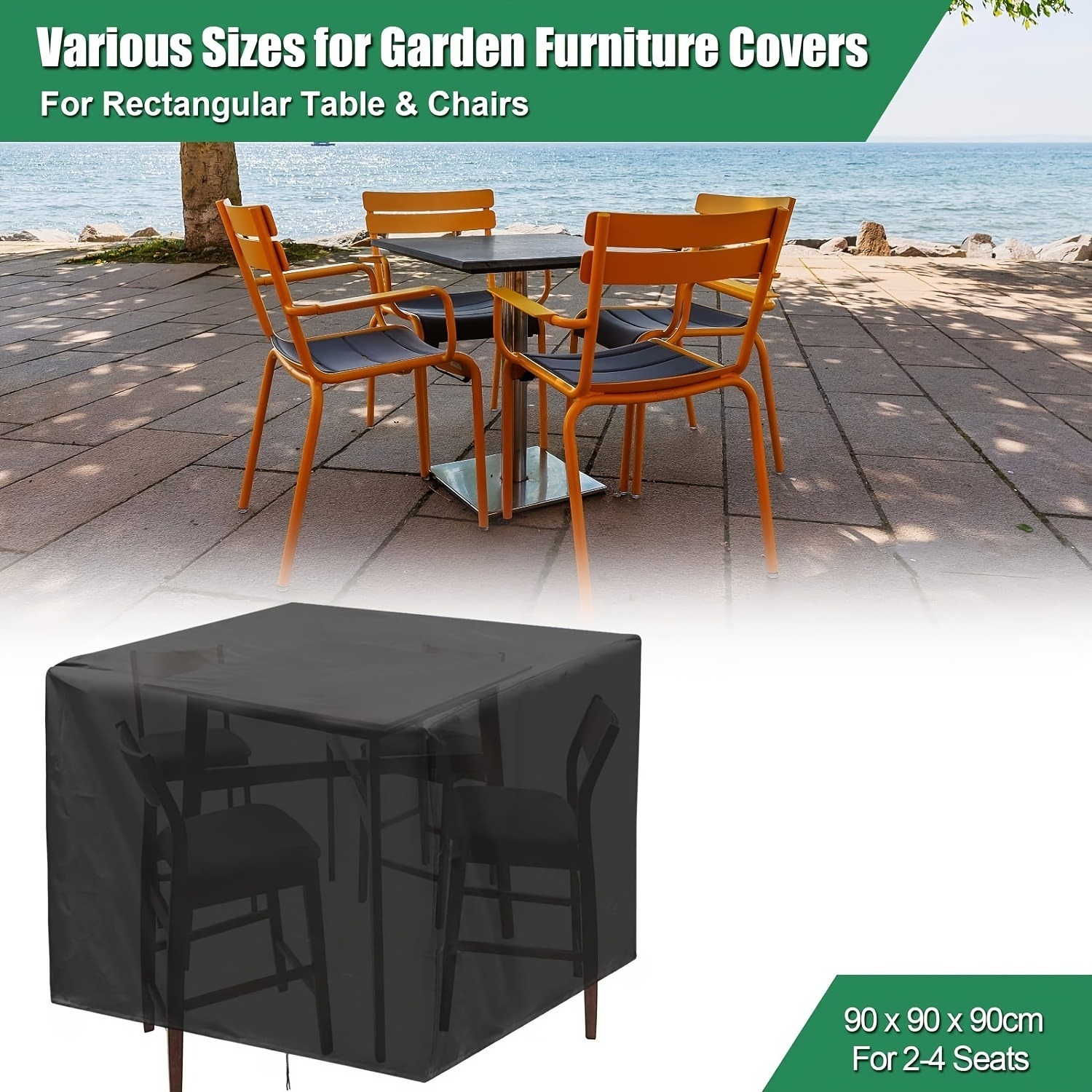 Outdoor Furniture For Patio - Penutup Furnitur Taman Luar Ruangan 210D