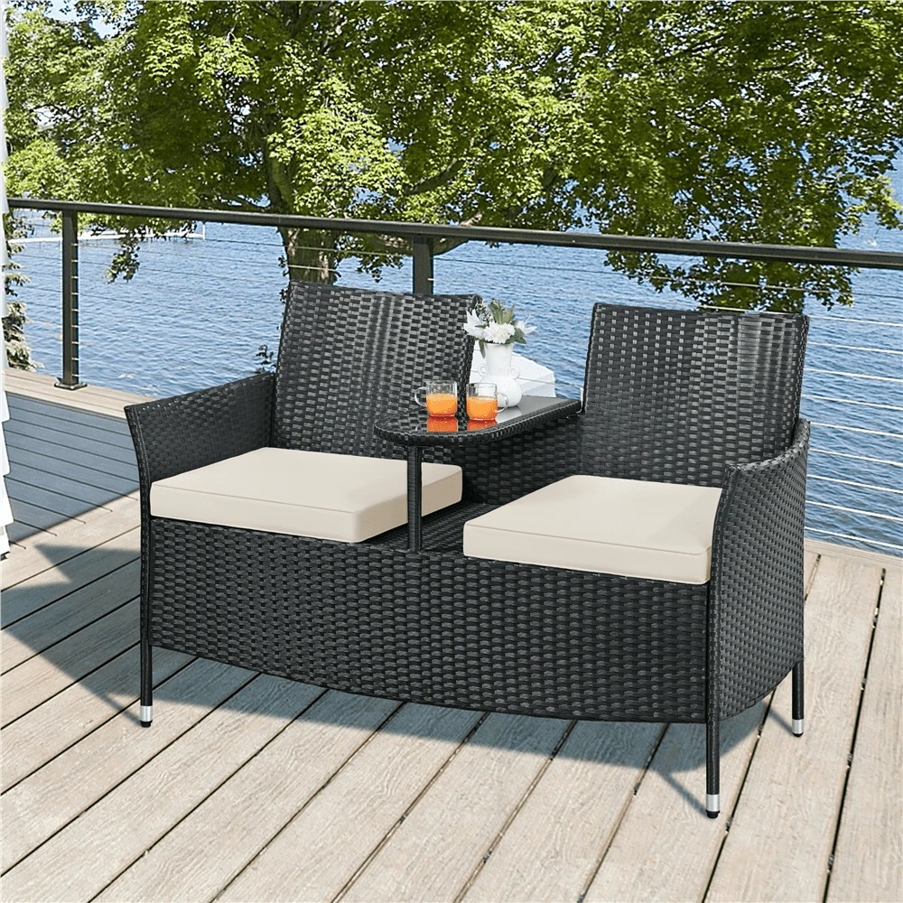 Outdoor Furniture Black - Kursi Ganda Luar Ruangan Premium 2