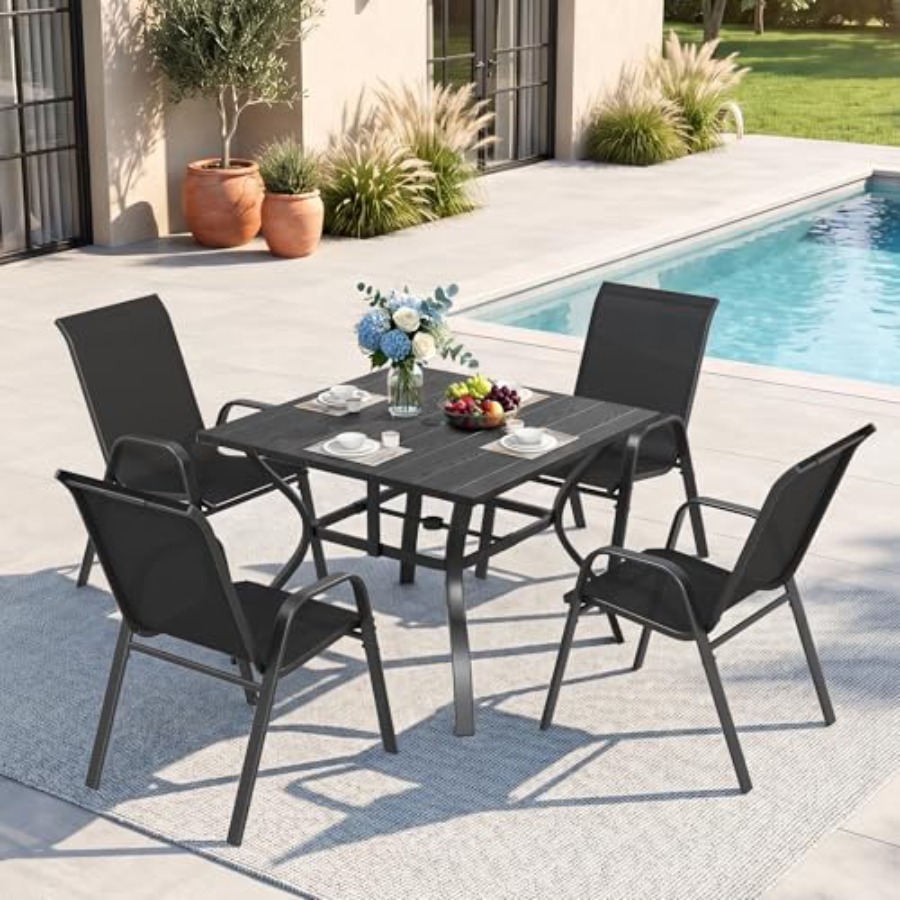Outdoor Furniture Dining Set - Set Meja Makan Luar Ruangan untuk