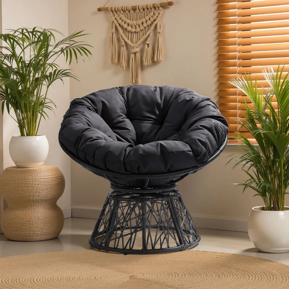 Outdoor Furniture No Cushions - Kursi Telur Putar 360 Derajat untuk