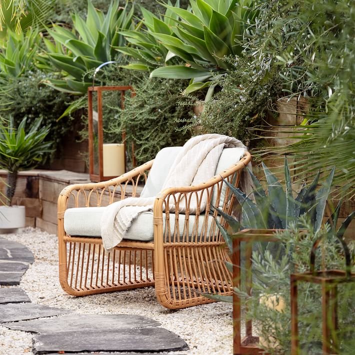 Kursi Santai Rotan Sofa Kursi  - Outdoor Furniture Material ulasan dan harga