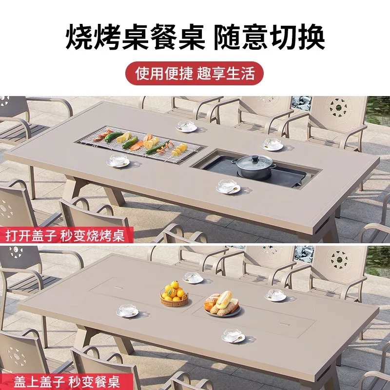 Set Meja dan Kursi Makan Luar  - Outdoor Furniture Dining Set ulasan dan harga