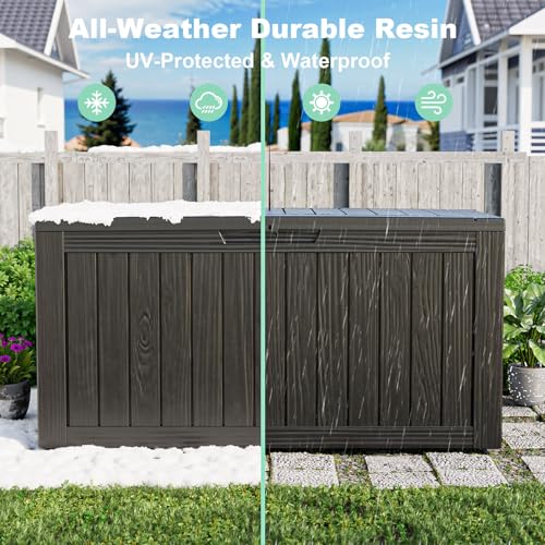 Kotak Penyimpanan Resin Tahan  - Outdoor Furniture For Patio ulasan dan harga