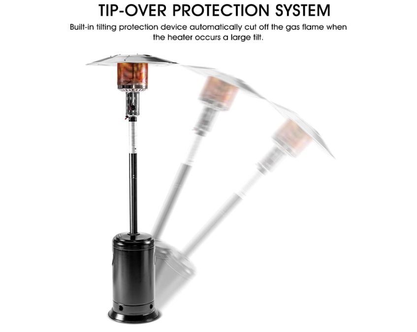 Pemanas Patio Gas Propana Mode - Patio Heater Standing ulasan dan harga