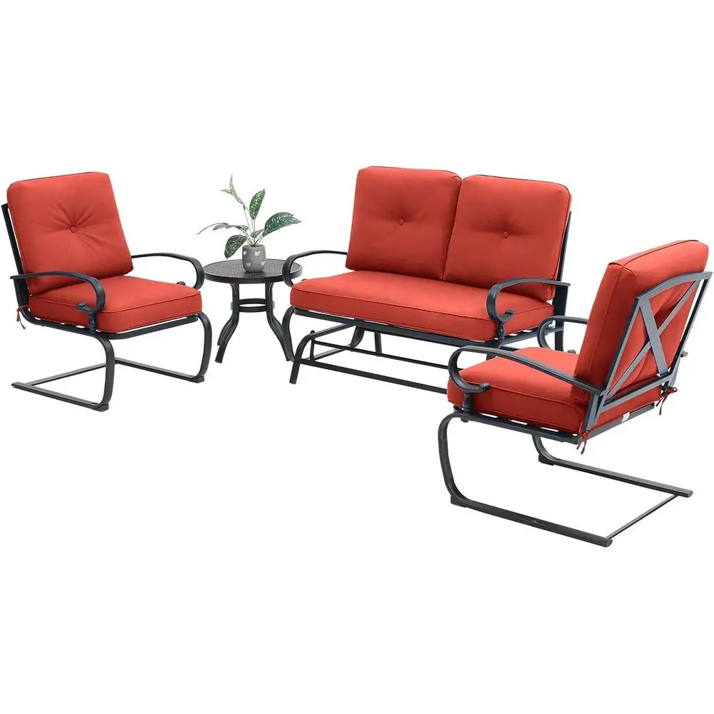 Set Furnitur Teras Besi Tempa  - Outdoor Furniture Loveseat ulasan dan harga