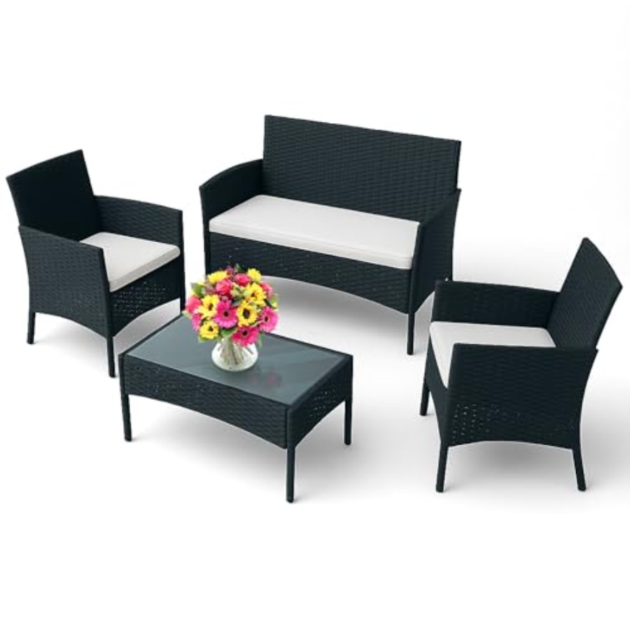 Set Furnitur Teras Luar Ruanga - Outdoor Furniture Loveseat ulasan dan harga