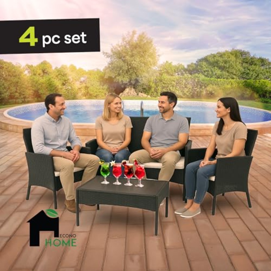 Set Furnitur Teras Luar Ruanga - Outdoor Furniture Loveseat ulasan dan harga