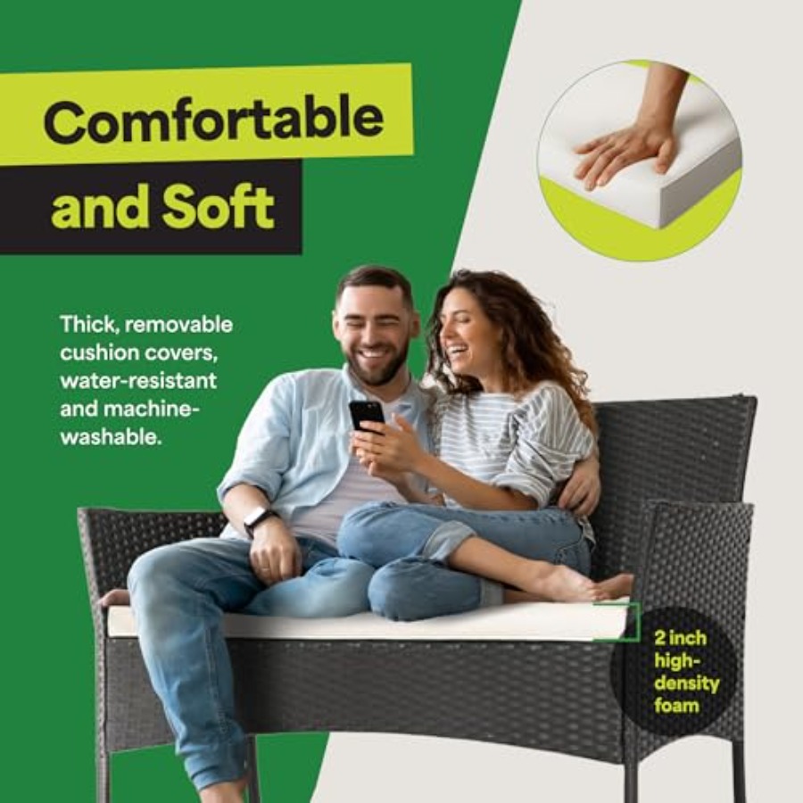 Set Furnitur Teras Luar Ruanga - Outdoor Furniture Loveseat ulasan dan harga