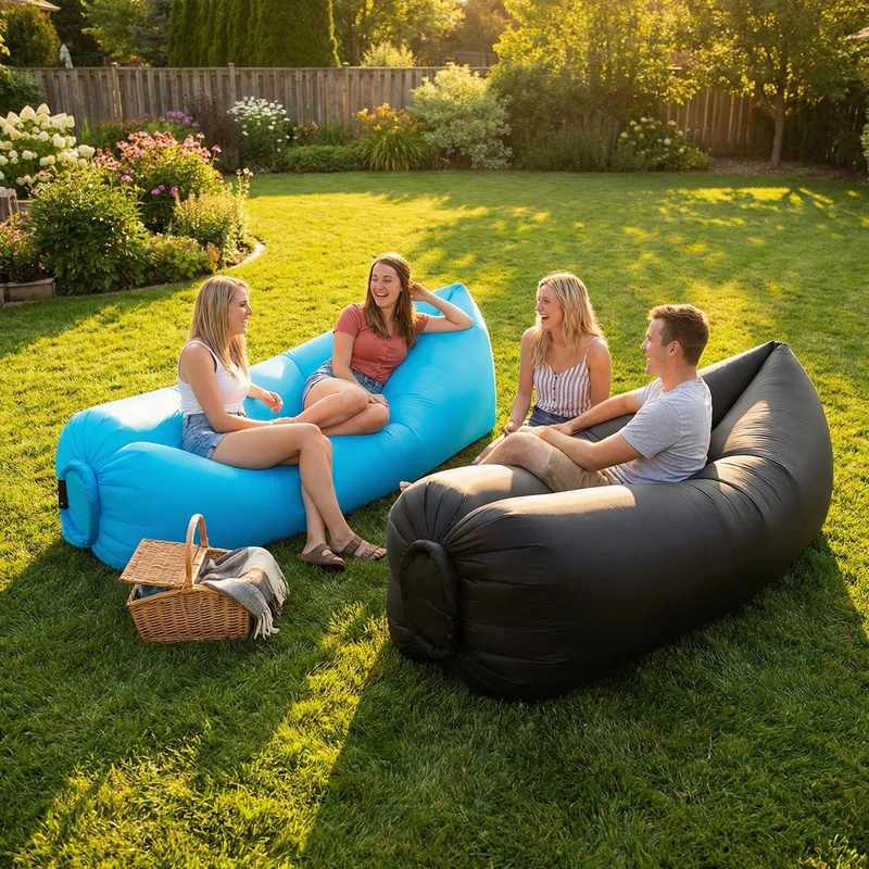 Sofa Udara Tiup Portabel, Kurs - Outdoor Furniture Material ulasan dan harga