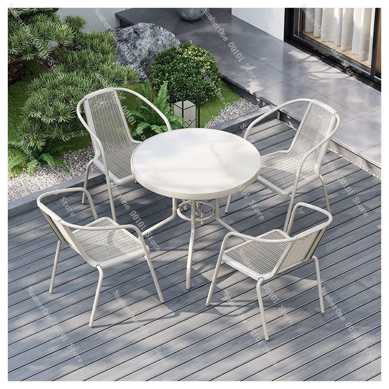 Set Meja Lipat Balkon Luar Rua - Outdoor Furniture Dining Set ulasan dan harga