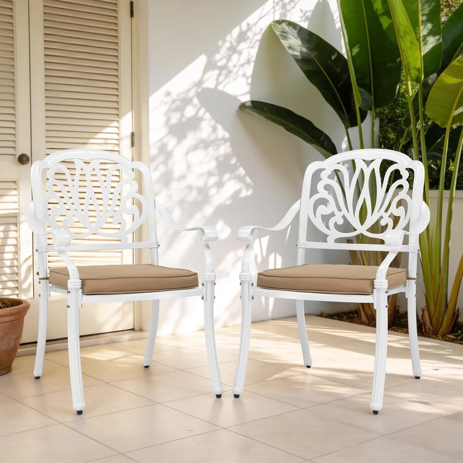 Set Kursi Makan Teras dari Alu - Outdoor Furniture Dining Set ulasan dan harga