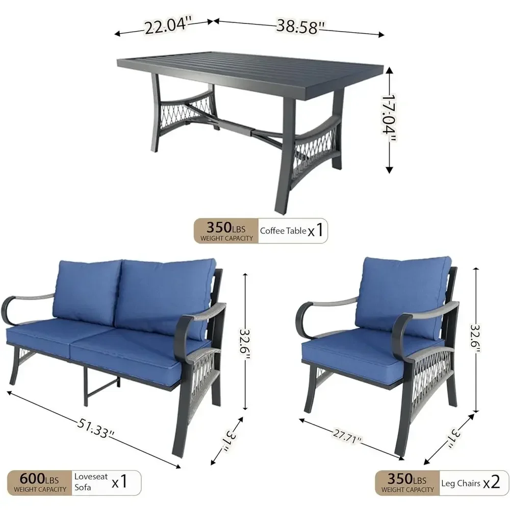 Set Furnitur Teras Luar Ruanga - Outdoor Furniture Loveseat ulasan dan harga