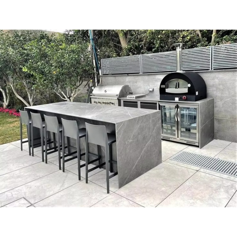 Dapur dan Bar Luar Ruangan Hit - Outdoor Furniture Black ulasan dan harga