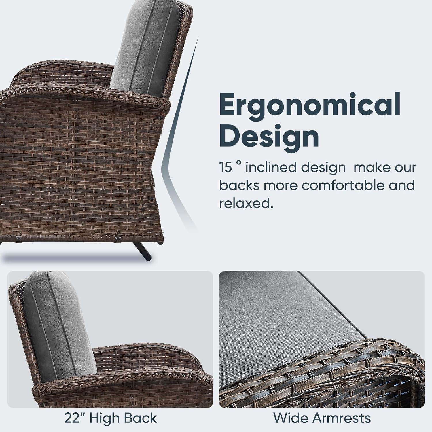 Kursi Goyang Luar Ruangan 2 Te - Outdoor Furniture Loveseat ulasan dan harga