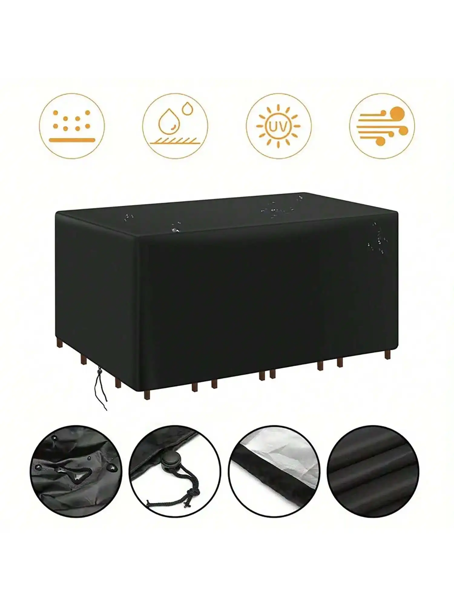 Furnitur taman teras luar ruan - Outdoor Furniture Black ulasan dan harga