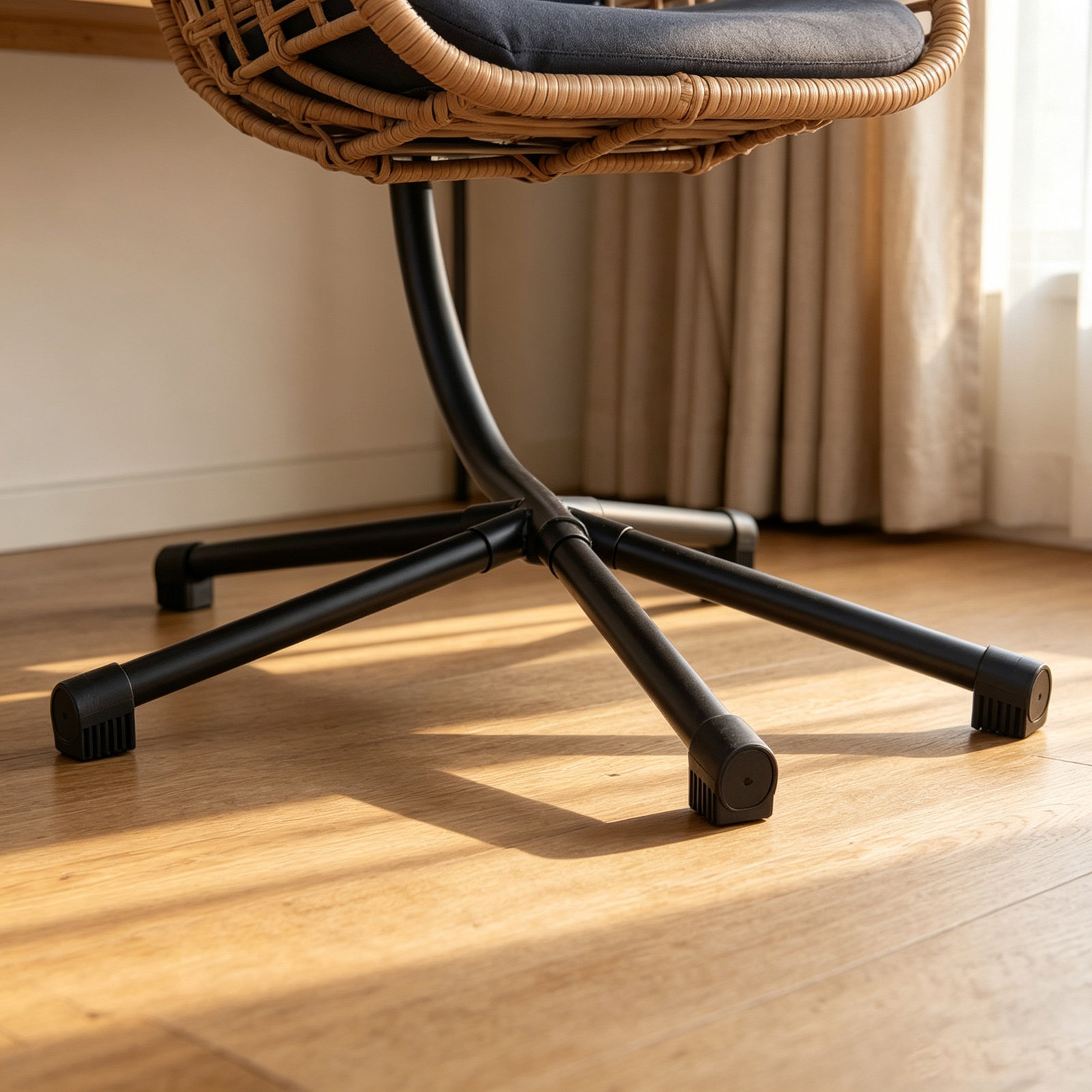 10 buah penutup kaki furnitur  - Outdoor Furniture Black ulasan dan harga