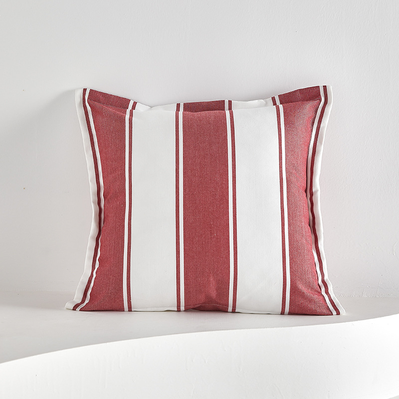 Sarung bantal bergaris klasik  - Outdoor Furniture No Cushions ulasan dan harga