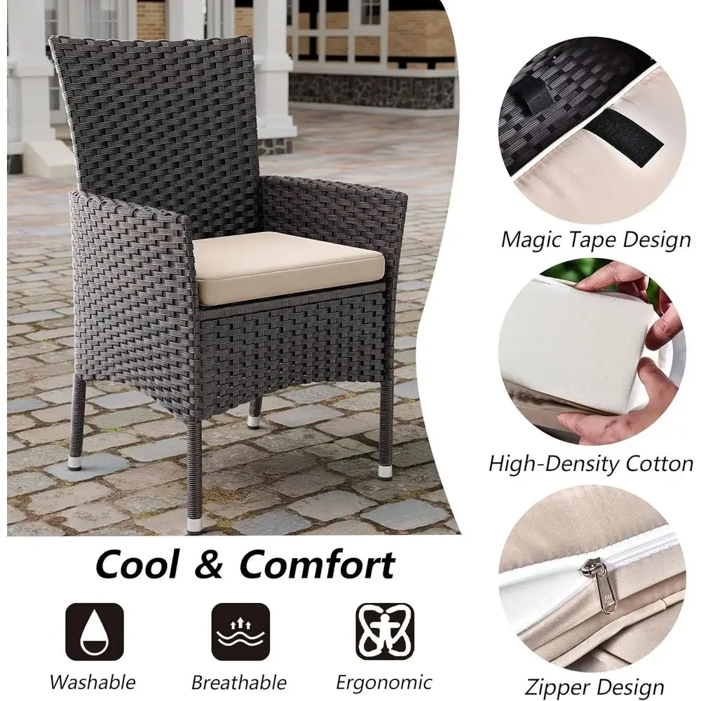 Set Makan Luar Ruangan 15 Buah - Outdoor Furniture Dining Set ulasan dan harga