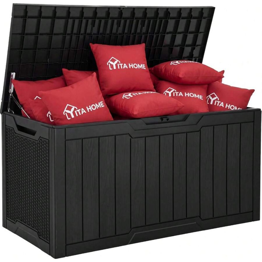Kotak Penyimpanan Luar Ruangan - Outdoor Furniture Black ulasan dan harga