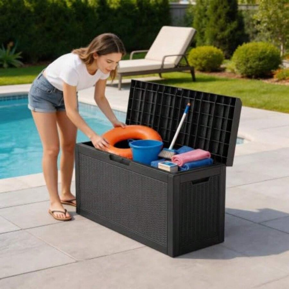 Kotak Penyimpanan Luar Ruangan - Outdoor Furniture For Patio ulasan dan harga