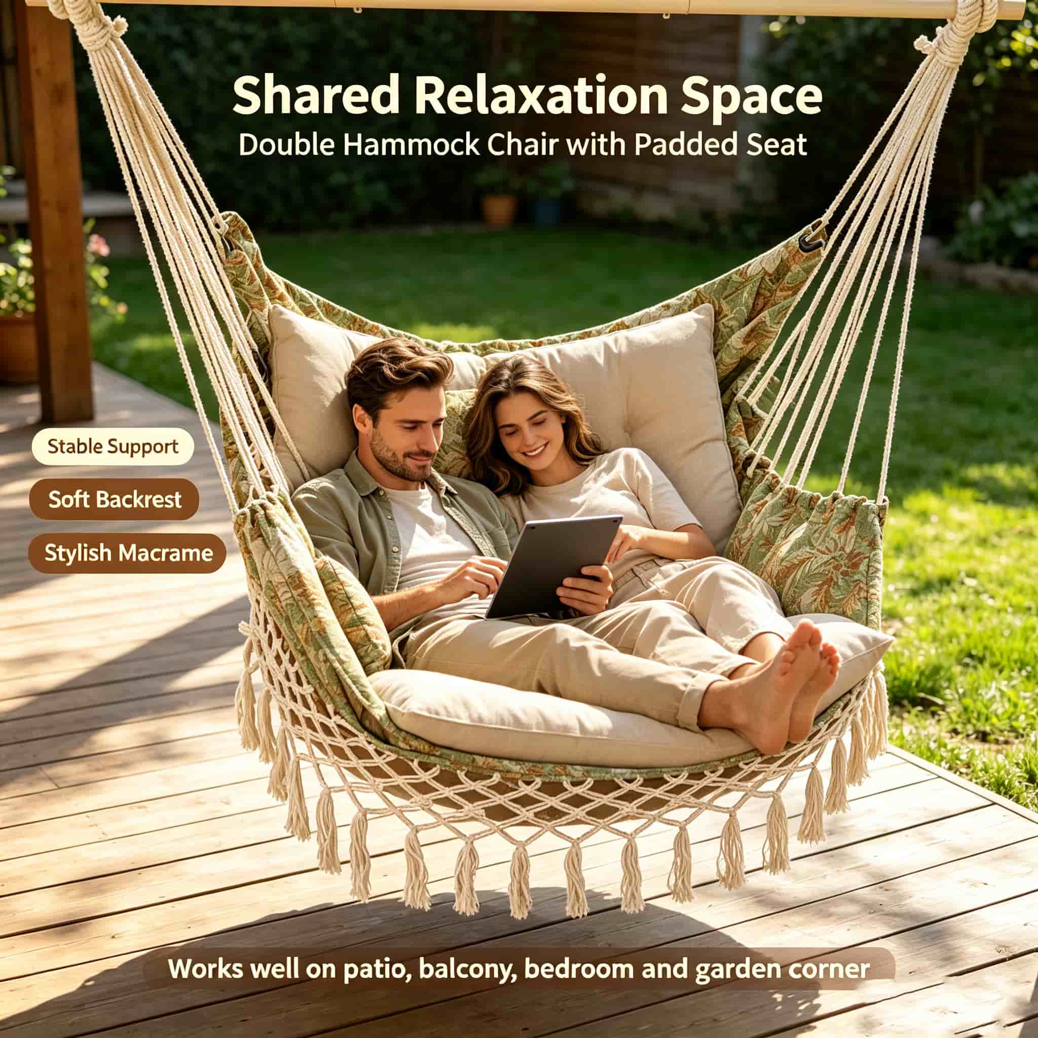 Kursi Ayun Hammock Motif Bunga - Outdoor Furniture No Cushions ulasan dan harga