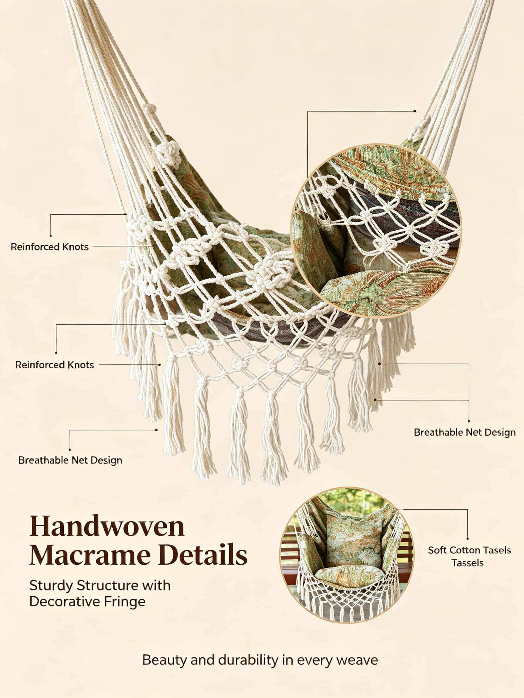 Kursi Ayun Hammock Motif Bunga - Outdoor Furniture No Cushions ulasan dan harga