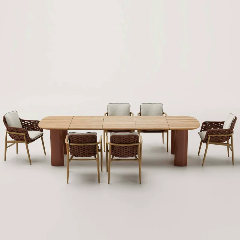 Set Meja dan Kursi Makan Luar  - Outdoor Furniture Dining Set ulasan dan harga