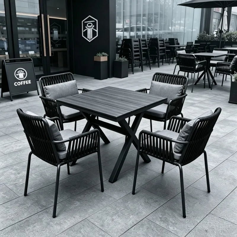 Set Meja dan Kursi Makan Luar  - Outdoor Furniture Dining Set ulasan dan harga