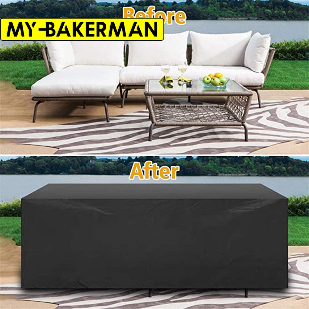 Penutup Sofa meja mebel penutu - Outdoor Furniture Black ulasan dan harga