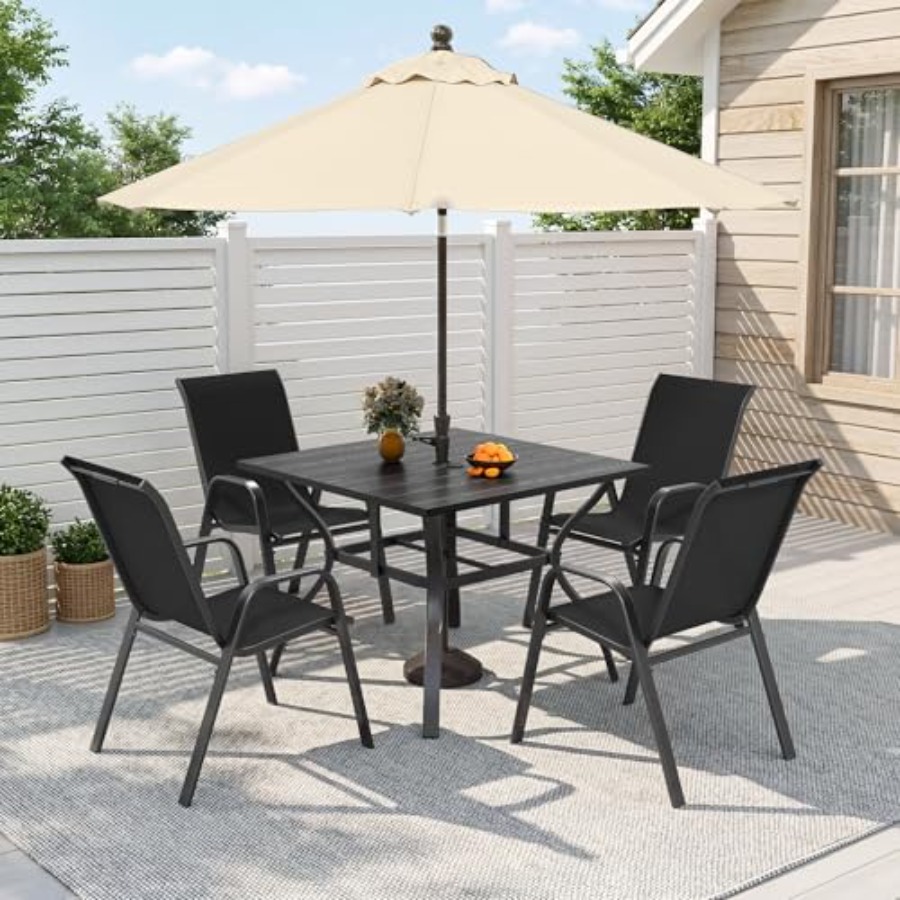 Set Meja Makan Luar Ruangan un - Outdoor Furniture Dining Set ulasan dan harga
