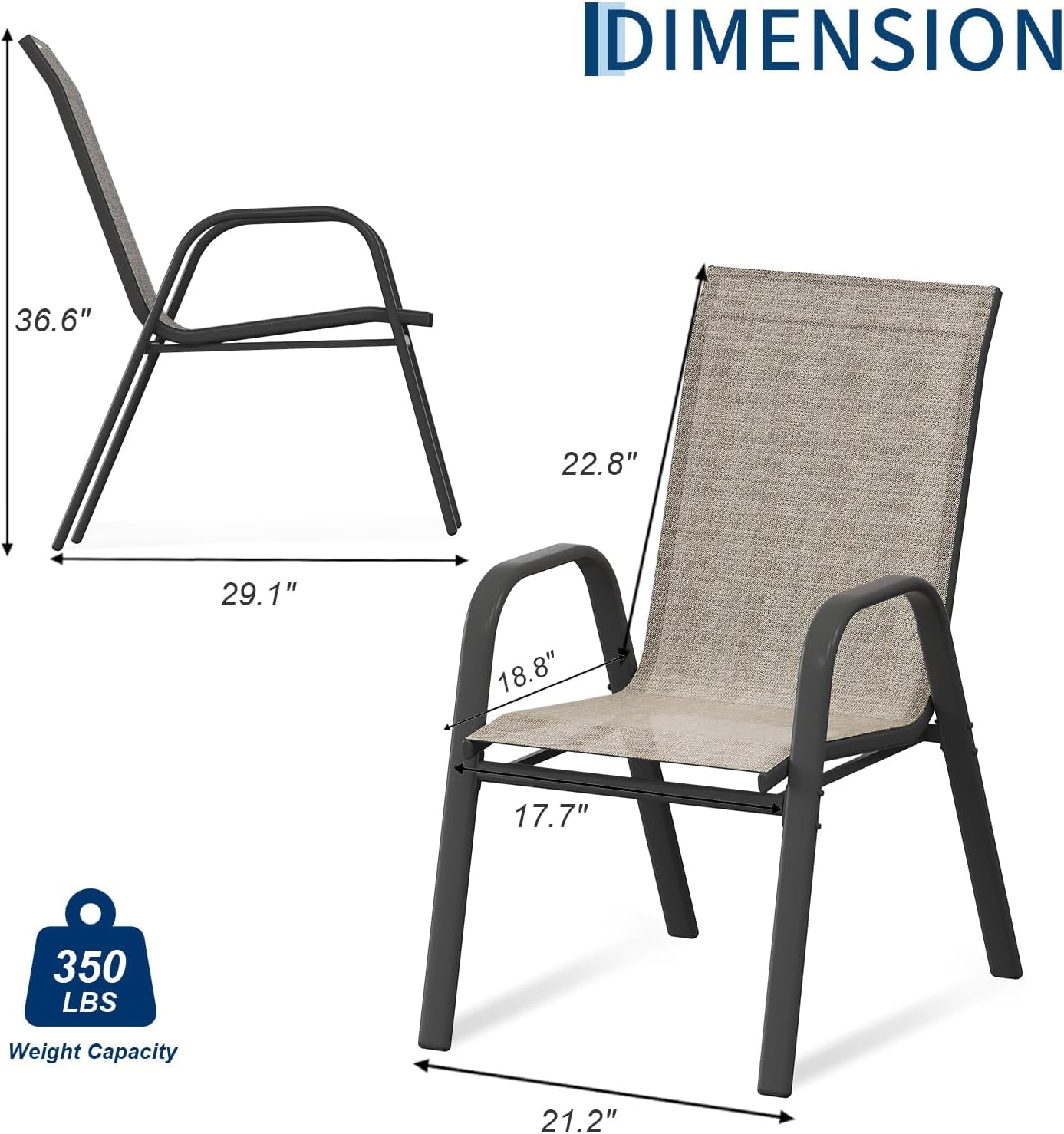 Set Kursi Makan Teras 4 Buah,  - Outdoor Furniture Dining Set ulasan dan harga