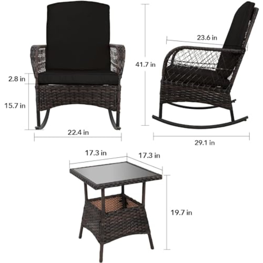 Set Furnitur Teras Luar Ruanga - Outdoor Furniture Loveseat ulasan dan harga