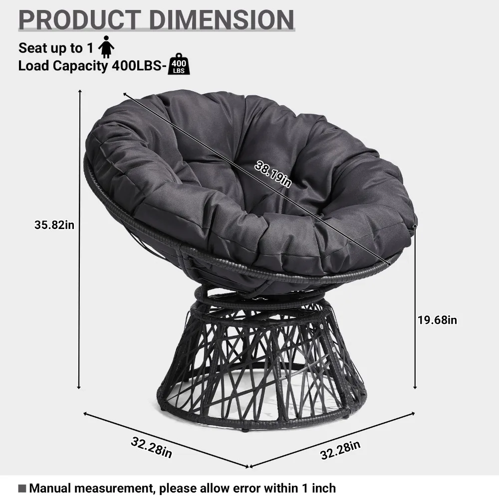 Kursi Telur Putar 360 Derajat  - Outdoor Furniture No Cushions ulasan dan harga